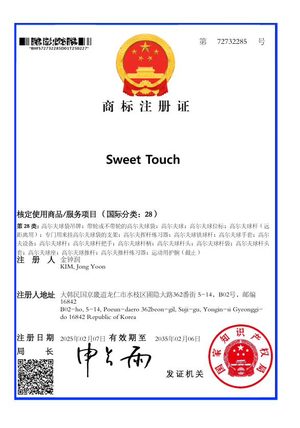 Certificate of Trademark Registration, China Class 28